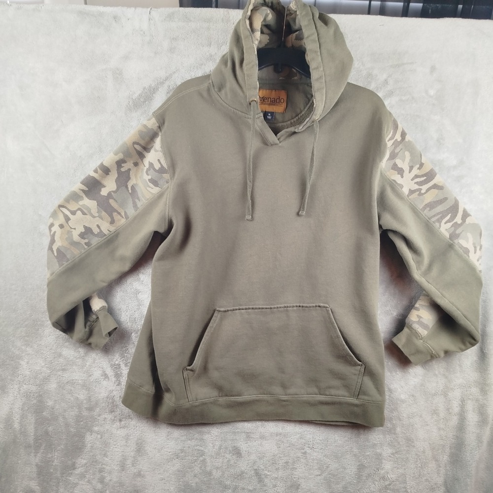 Venado Hoodie Mens XL Olive Full Zip Concealed Carry Jacket‎ Outdoor Pockets